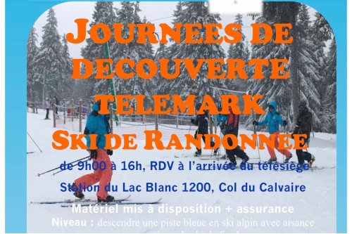 Découverte Télémark et ski de randonnée au Lac Blanc